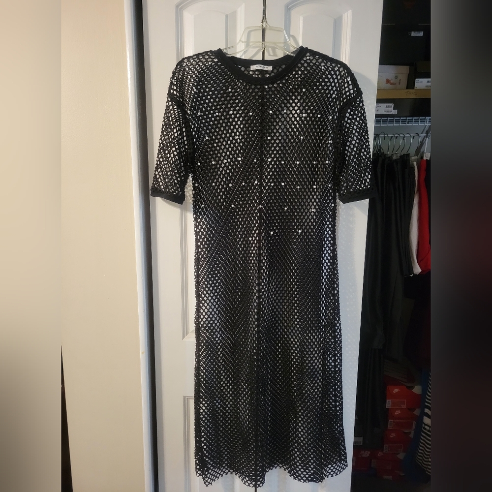 Black Mesh ZARA dress